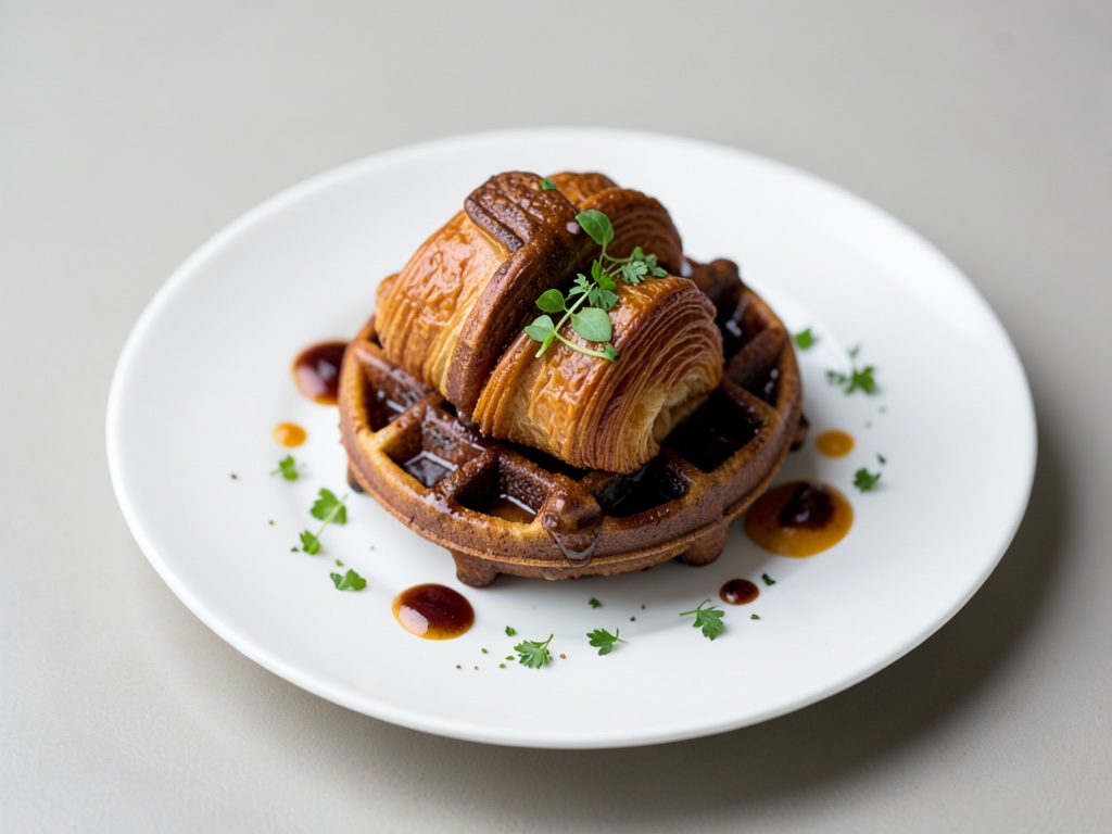 Cialda Croissant al Cioccolato Croccante