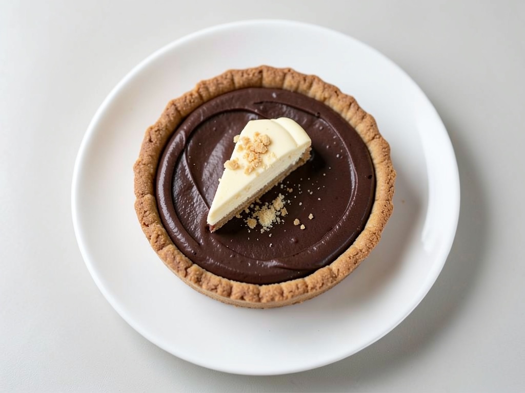 Torta croccante alla ganache al cioccolato