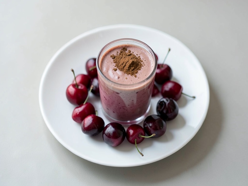 Schwarzwälder-Kirsch-Milchshake