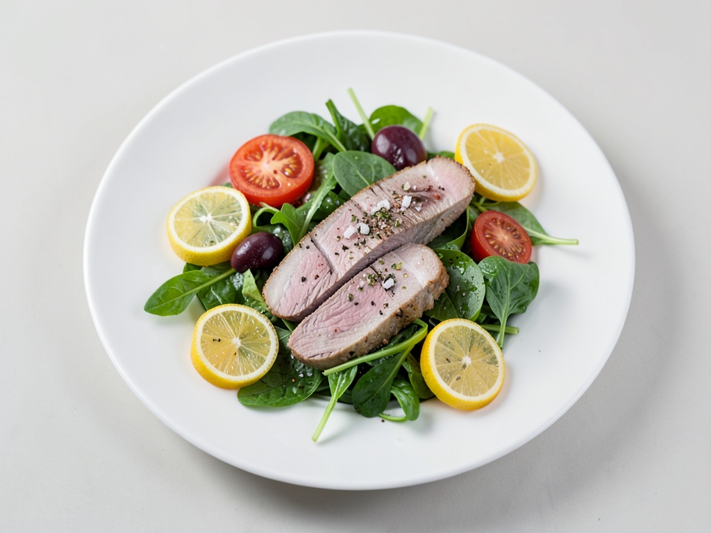 Filetti di merluzzo su spinaci freschi al limone