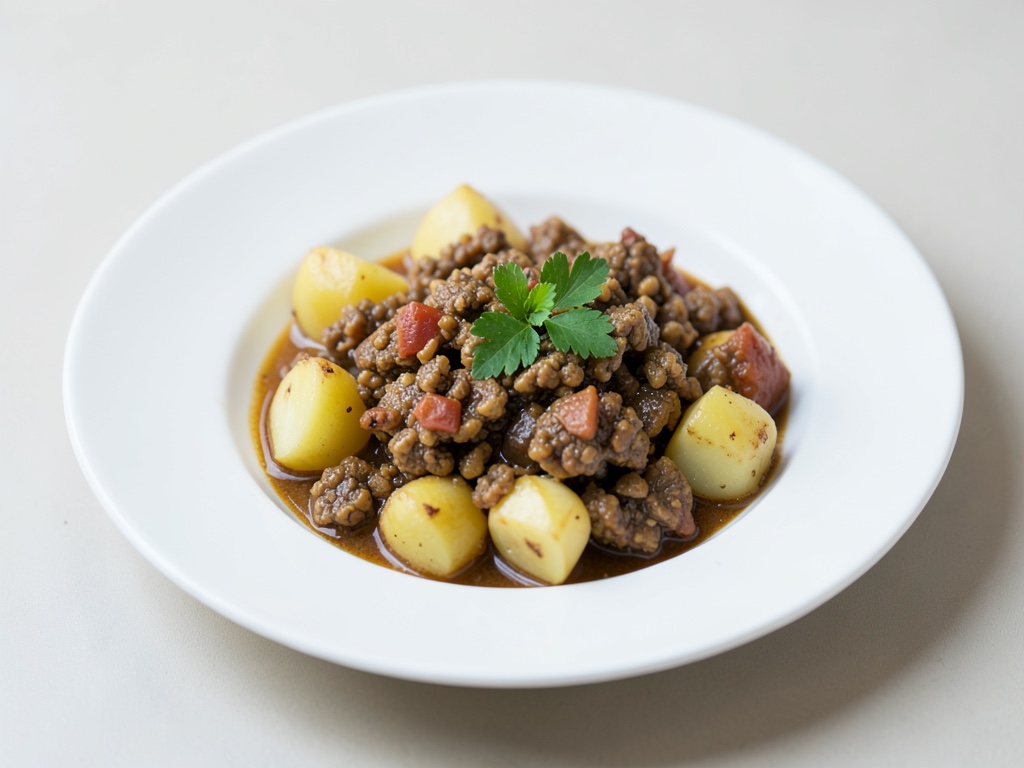 Gulasco di seitan con patate