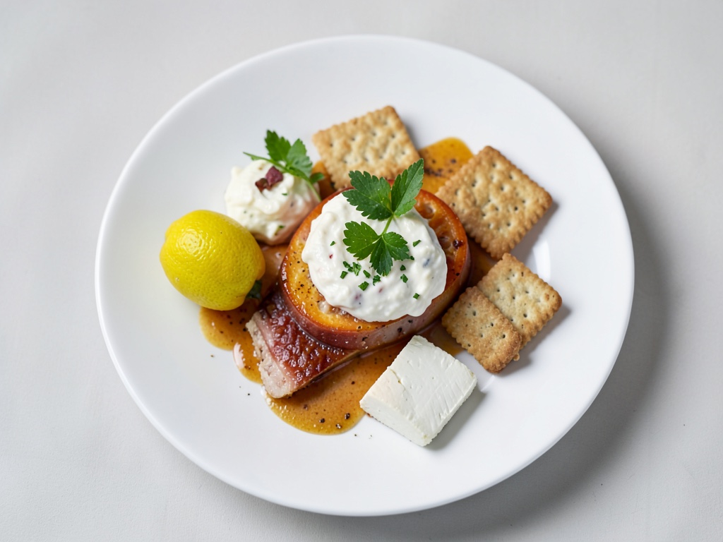 Apio con dip de Brie