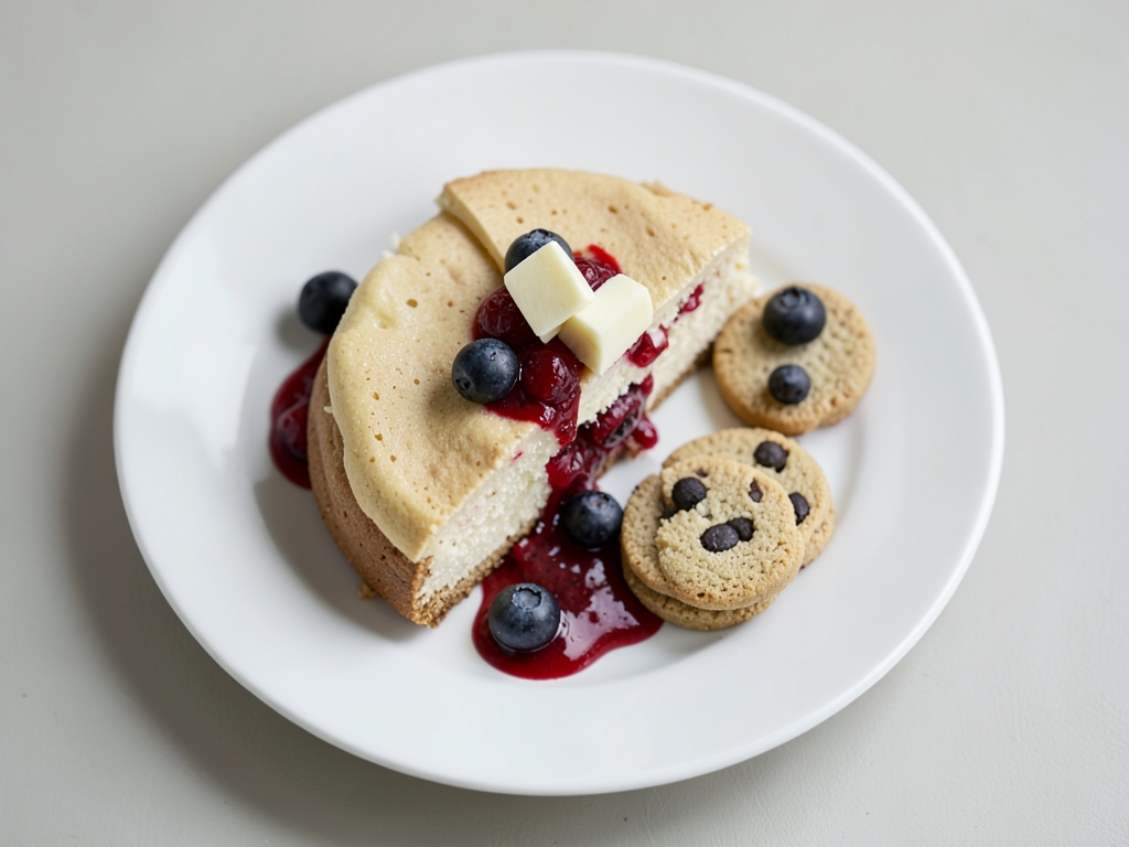 Skyr-Cheesecake mit Heidelbeeren