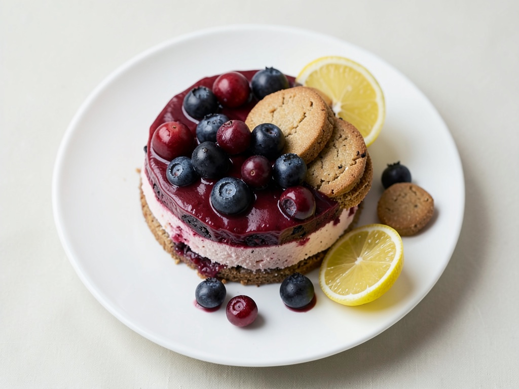 Torta allo Skyr alle fragole senza cottura