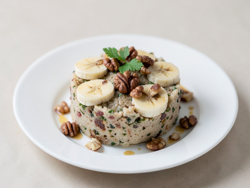 Bowl de Skyr con plátano y nueces