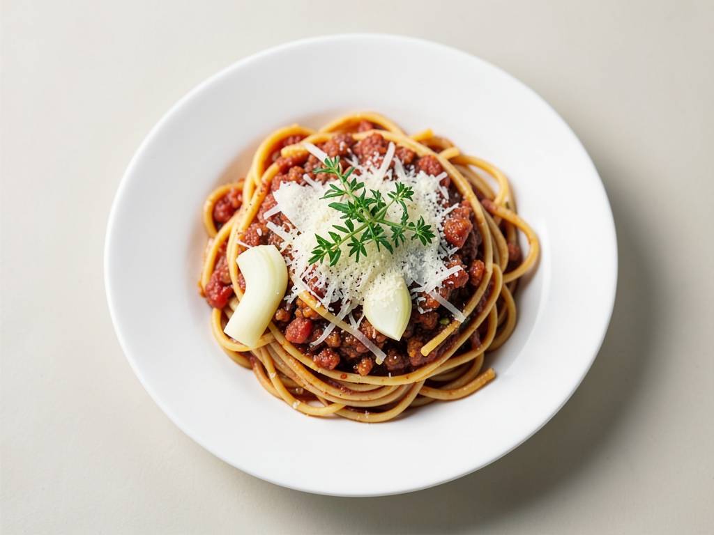 Klassische Spaghetti Bolognese mit Käse