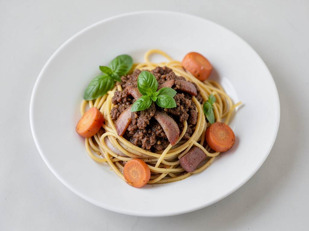 Spaghetti mit italienischer Bratwurst
