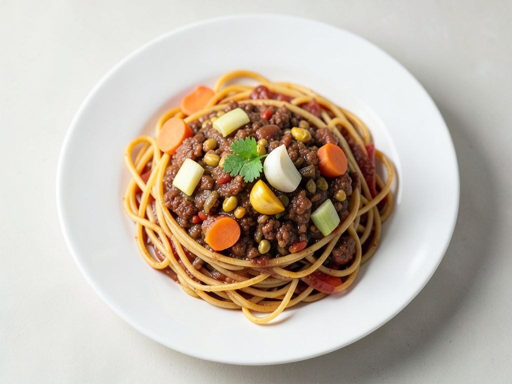 Spaghetti mit veganer Linsen-Bolognese