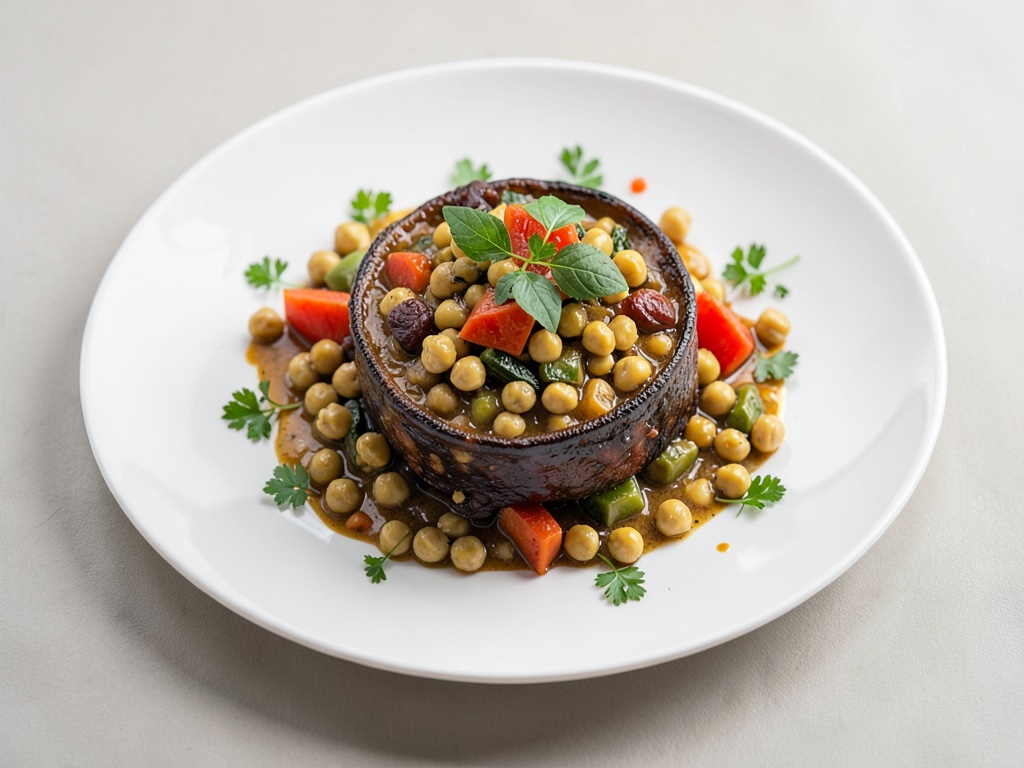 Padella spagnola di ceci e verdure