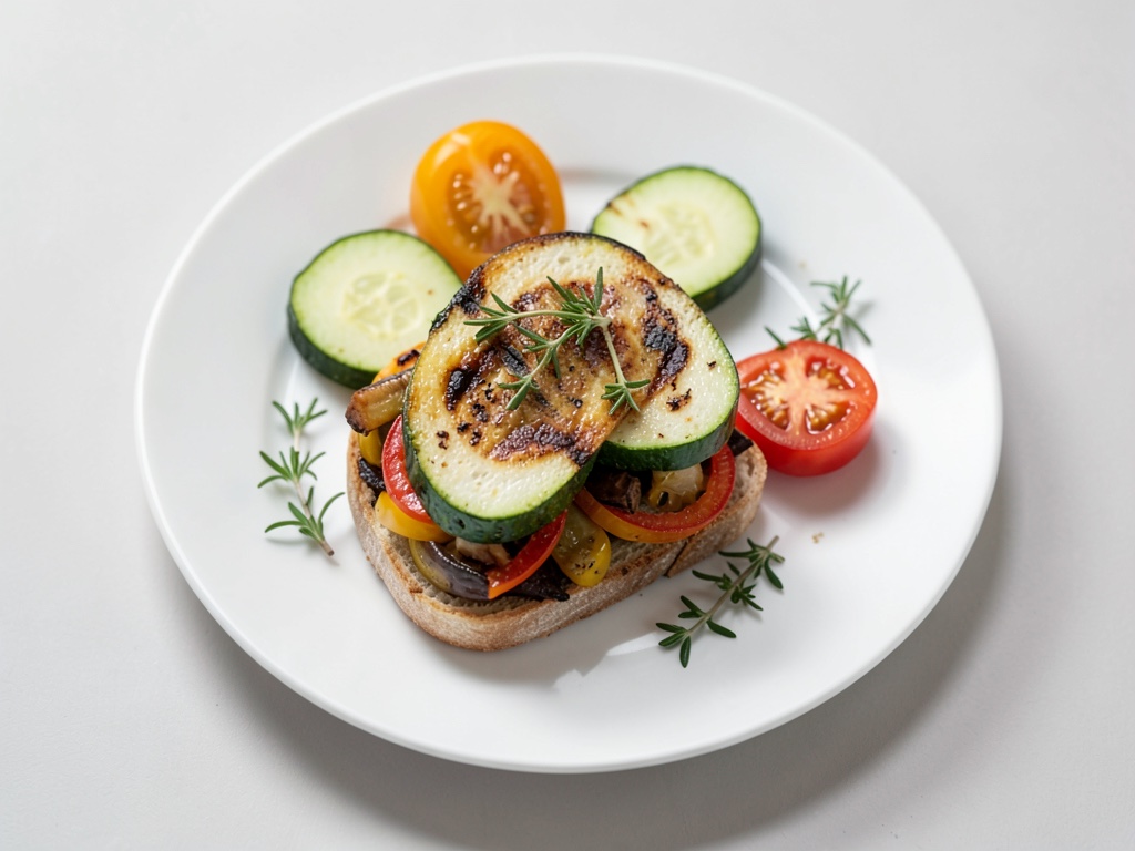 Sandwich in forno a legna con verdure al forno