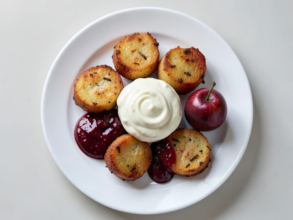 Patatine dolci con dip alla frutta della passione