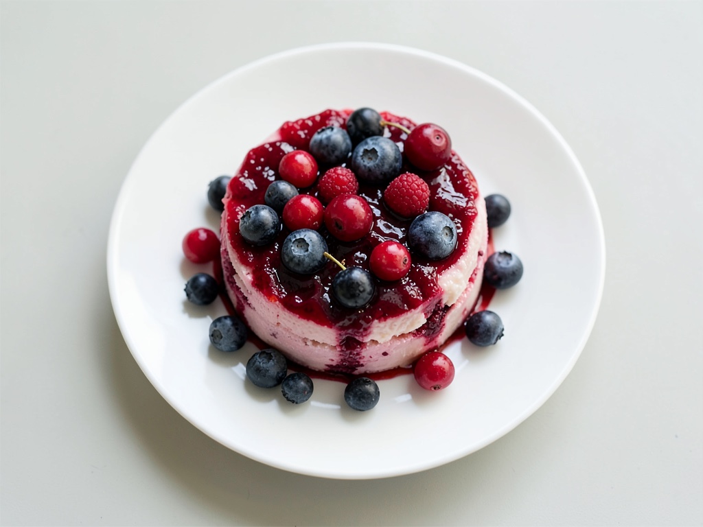 Fruchtiger Beeren-Pudding