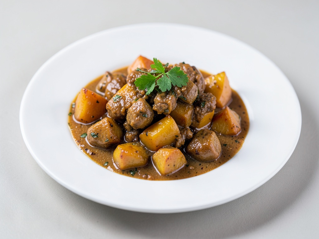 Gulasco di zucca e melanzane alla Szeged