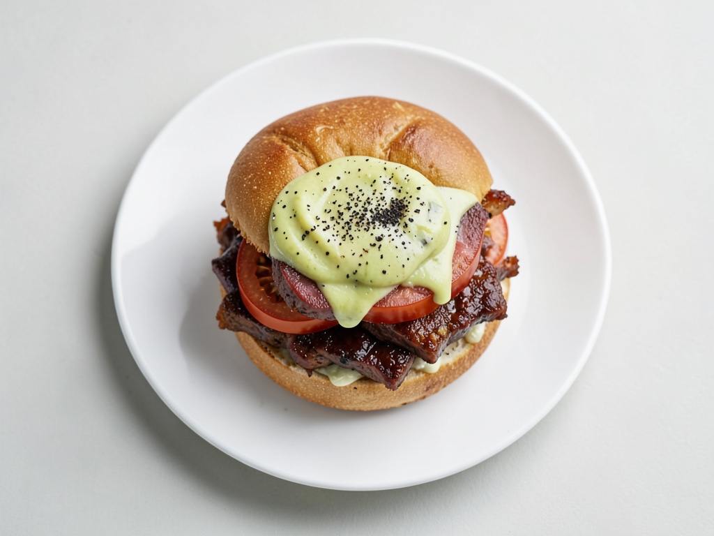 Burger Tex-Mex al chili con maionese al lime
