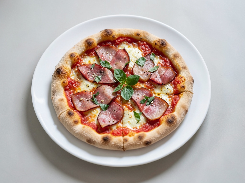 Pizza al tonno con olio al peperoncino