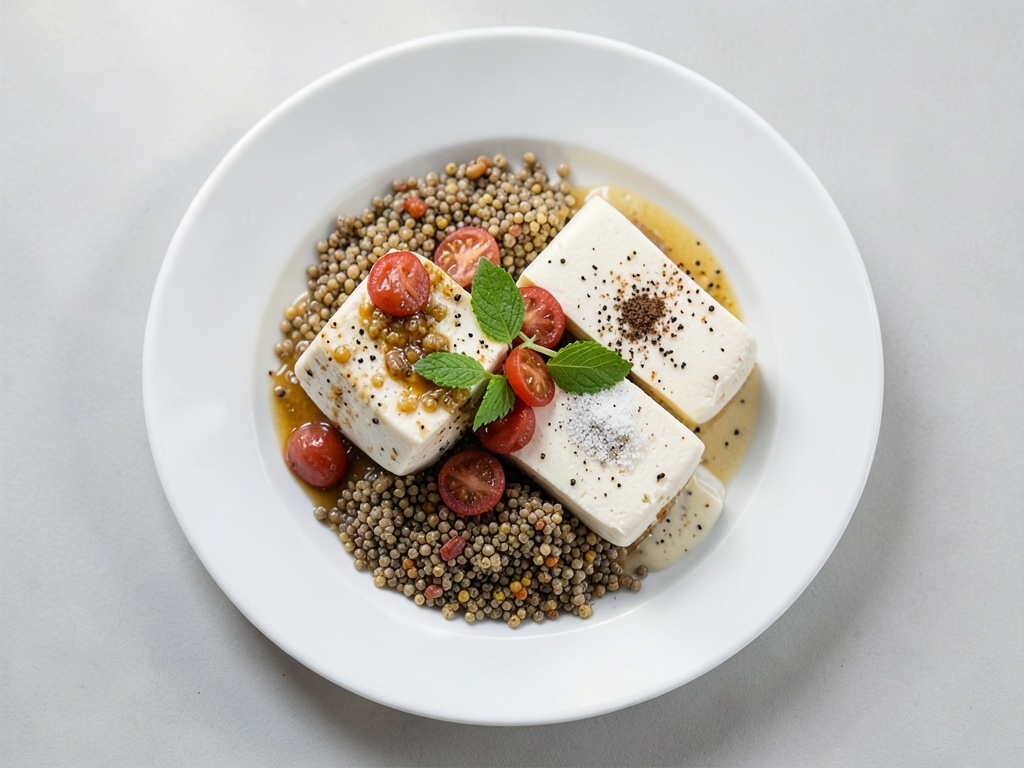 Tofu croccante con salsa agrodolce e quinoa