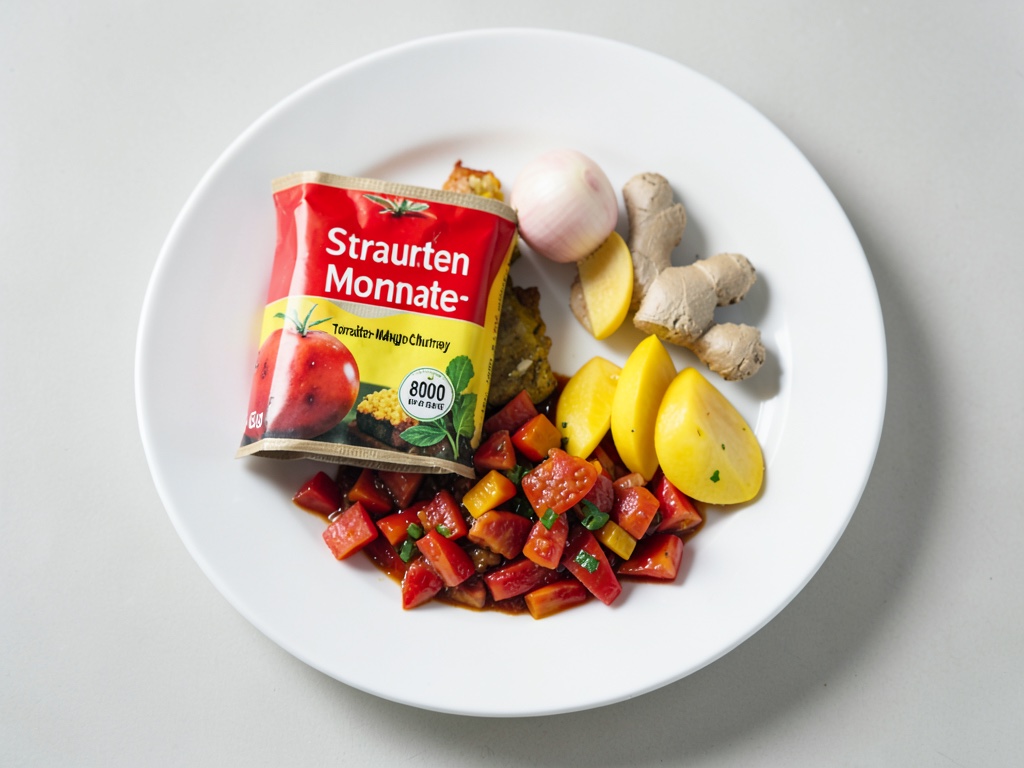 Chutney fruité et piquant à la tomate et à la mangue