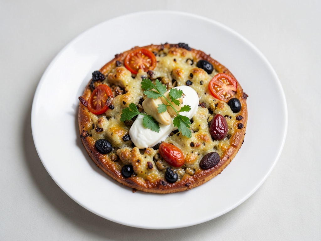 Knusprige Focaccia mit Tomaten und Walnüssen