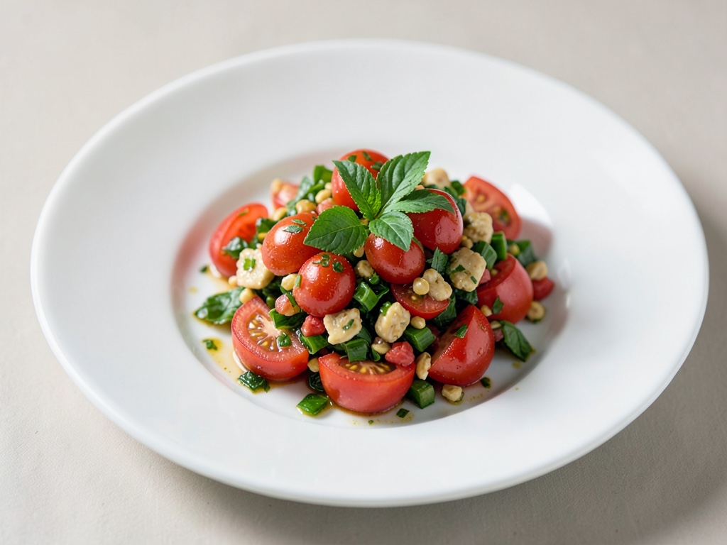 Salsa fresca di pomodori e coriandolo