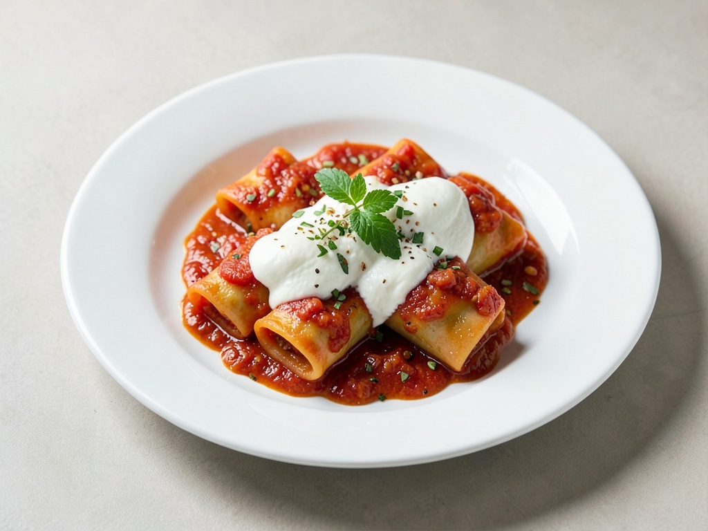 Scharfe Tomaten-Tortelloni mit Mozzarella
