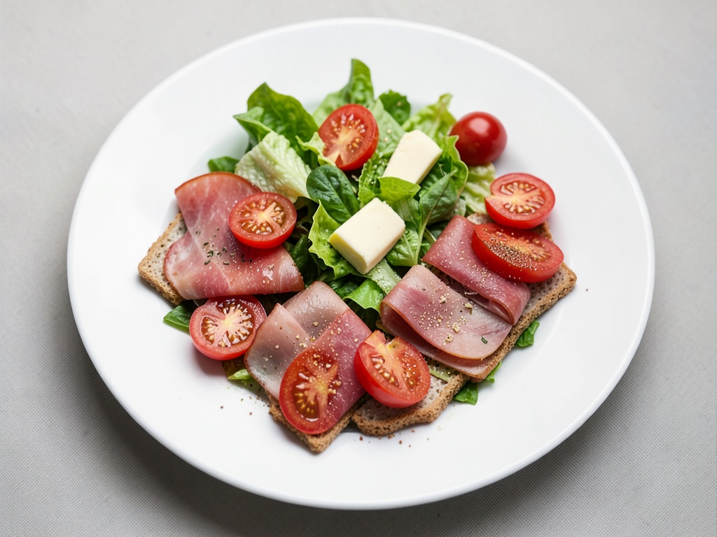 Tramezzini au beurre de moutarde et jambon