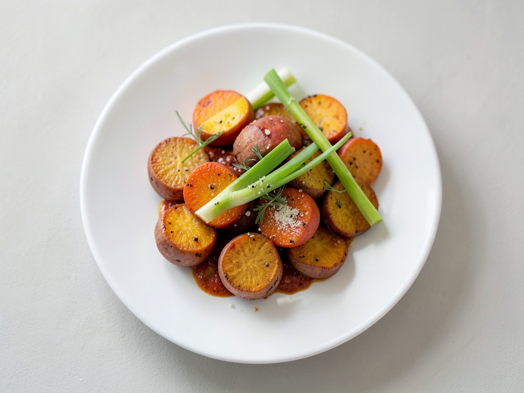 Gratin di patate dolci croccanti