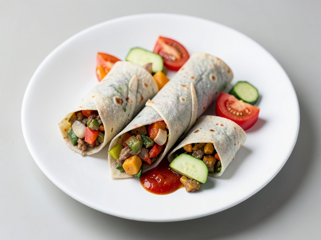 Wraps gratinati al ratatouille