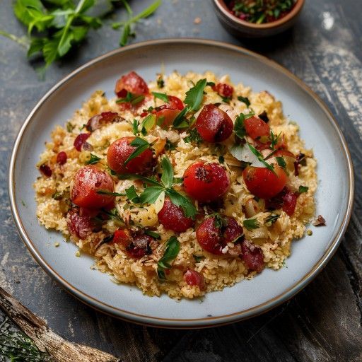 Gratin de Gyros au riz au four