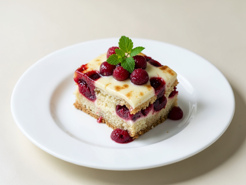 Stürzbarer Buttermilch-Himbeer-Kuchen