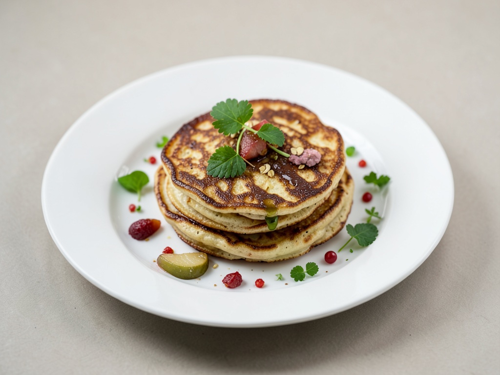 Vegane Apfelpfannkuchen