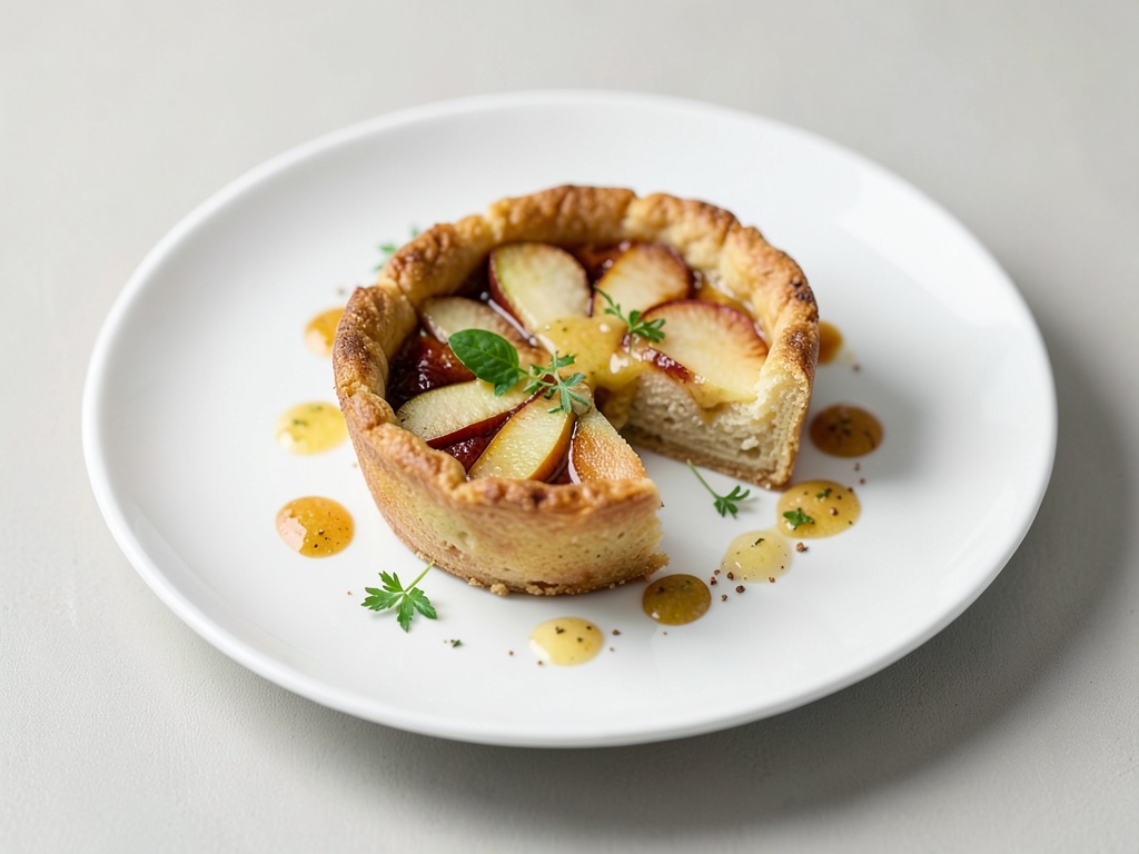 Torta di mele vegana dall'air fryer