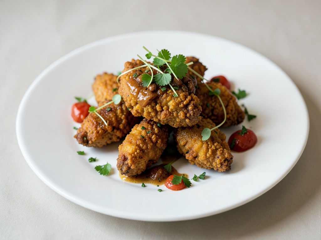Ailes de poulet Buffalo au chou-fleur végan