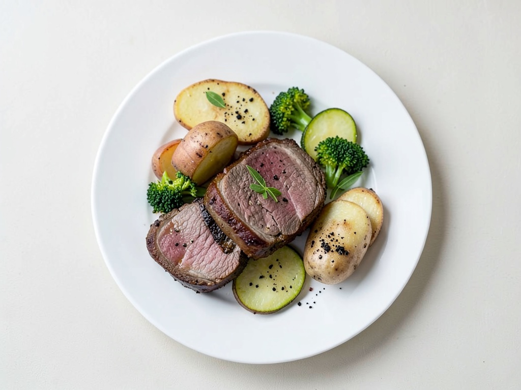 Steak di cavolfiore vegani con wedges di patate
