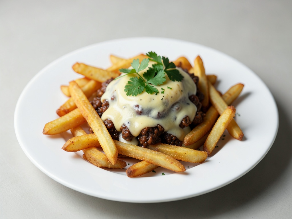 Frites Chili Cheese Véganes