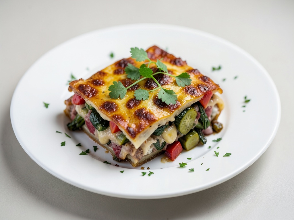 Lasaña vegana de verduras