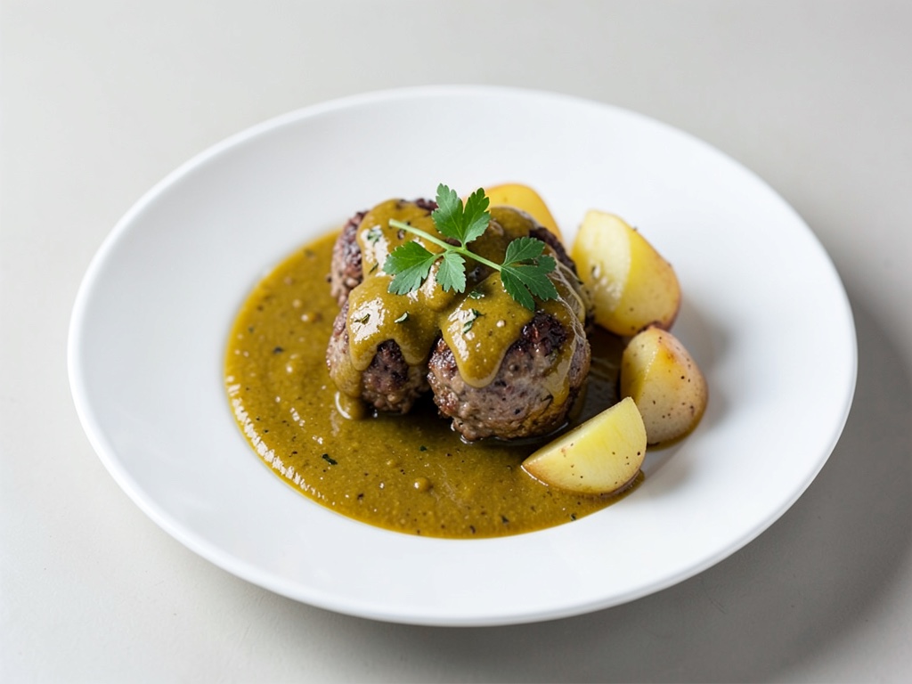 Polpette vegane al senzo con patate