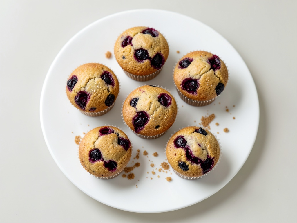 Vegane Heidelbeer-Muffins