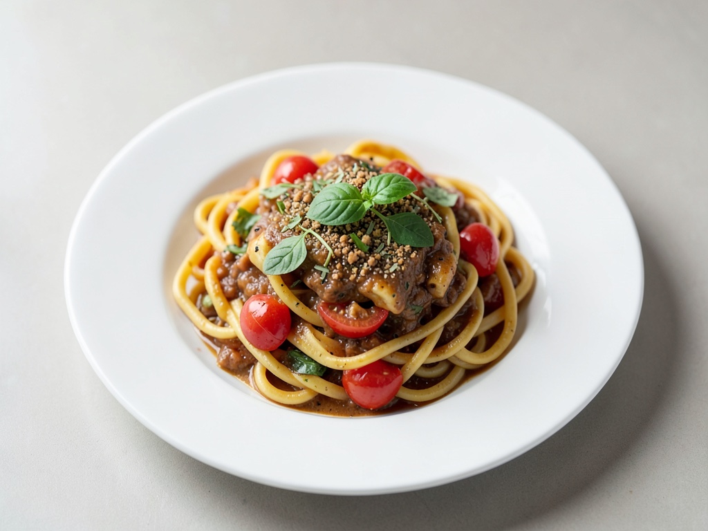 Vegane One-Pot-Pasta mit Tomaten