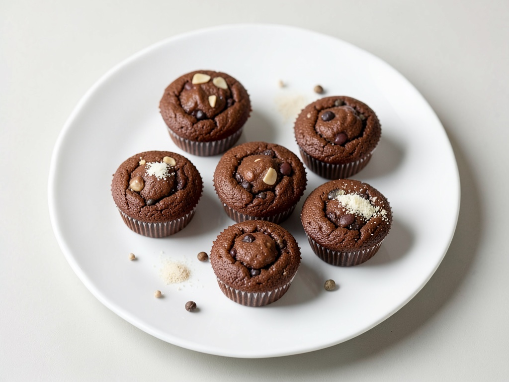 Muffin al cioccolato vegani