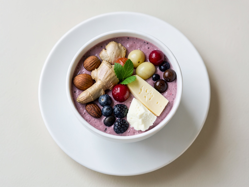 Vegane Smoothie-Frühstücksbowl