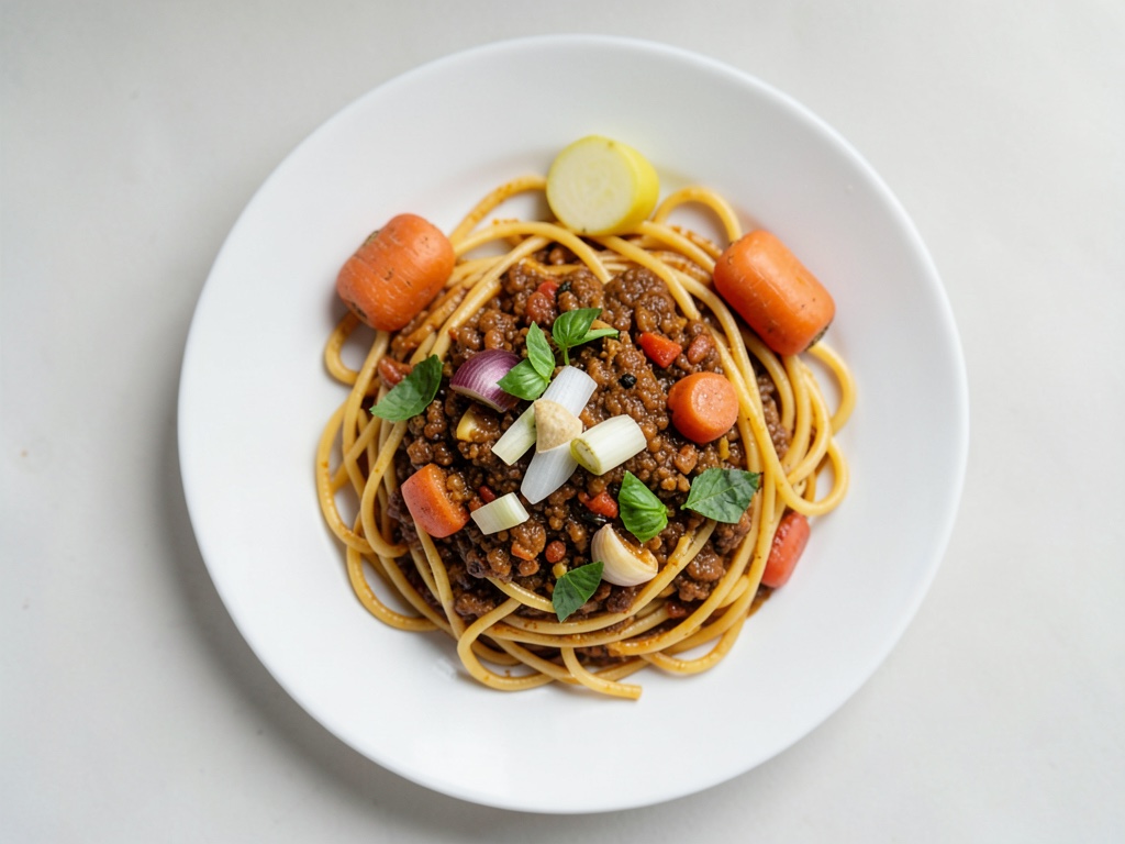 Vegane Spaghetti Bolognese mit Vemondo veganem Hack