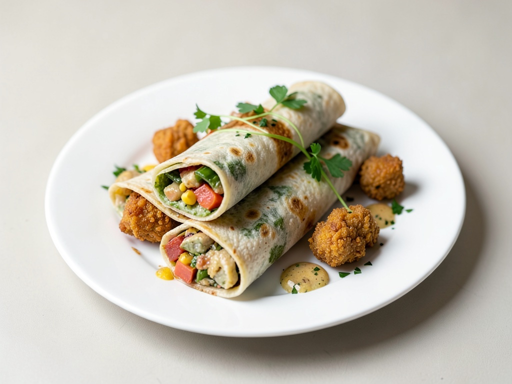 Wraps véganes avec nuggets Vemondo