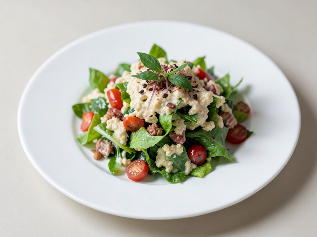 Versione vegana dell'insalata Caesar