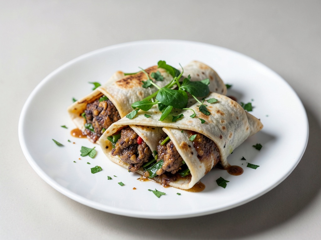 Vegan Dürüm Wraps con Gyros al Tofu