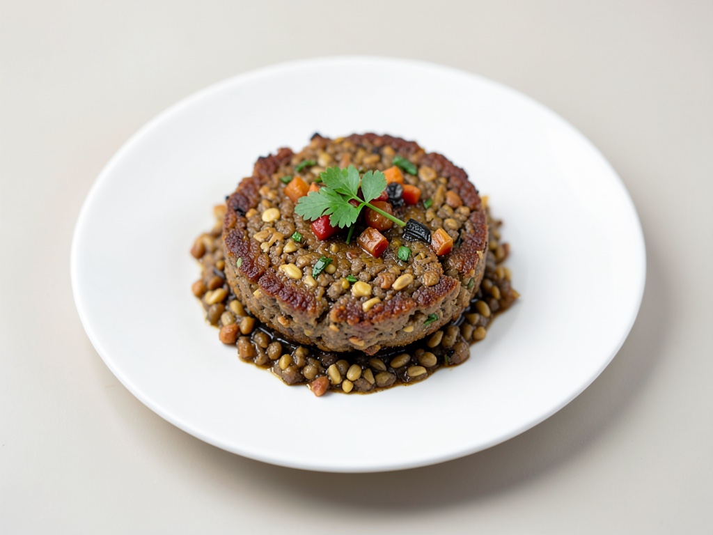 Burger vegani alle lenticchie croccanti