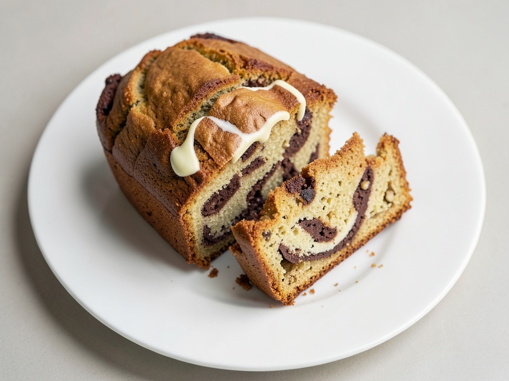 Torta marmorata vegana