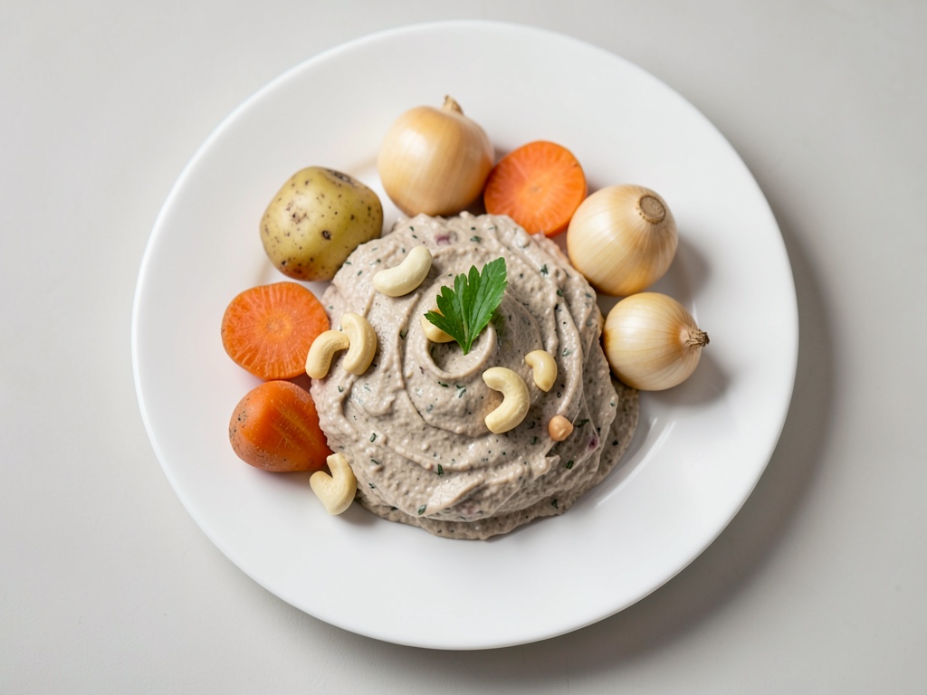 Salsa cremosa vegana de verduras