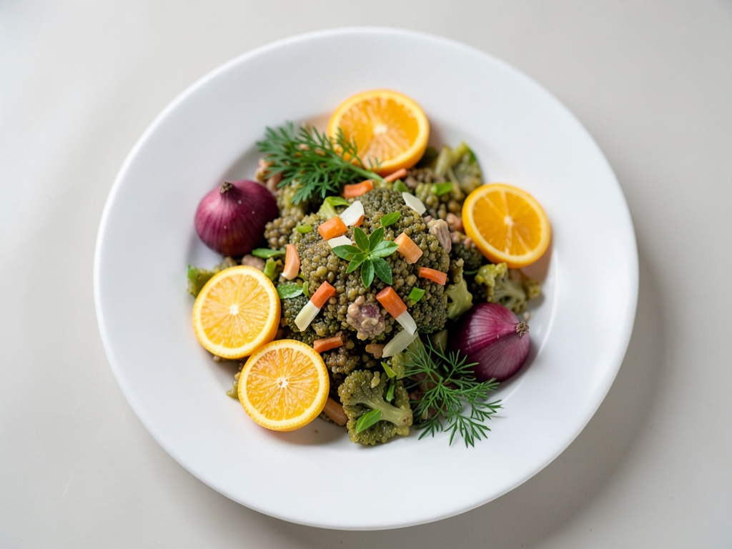 Salade de choux de Bruxelles vegan