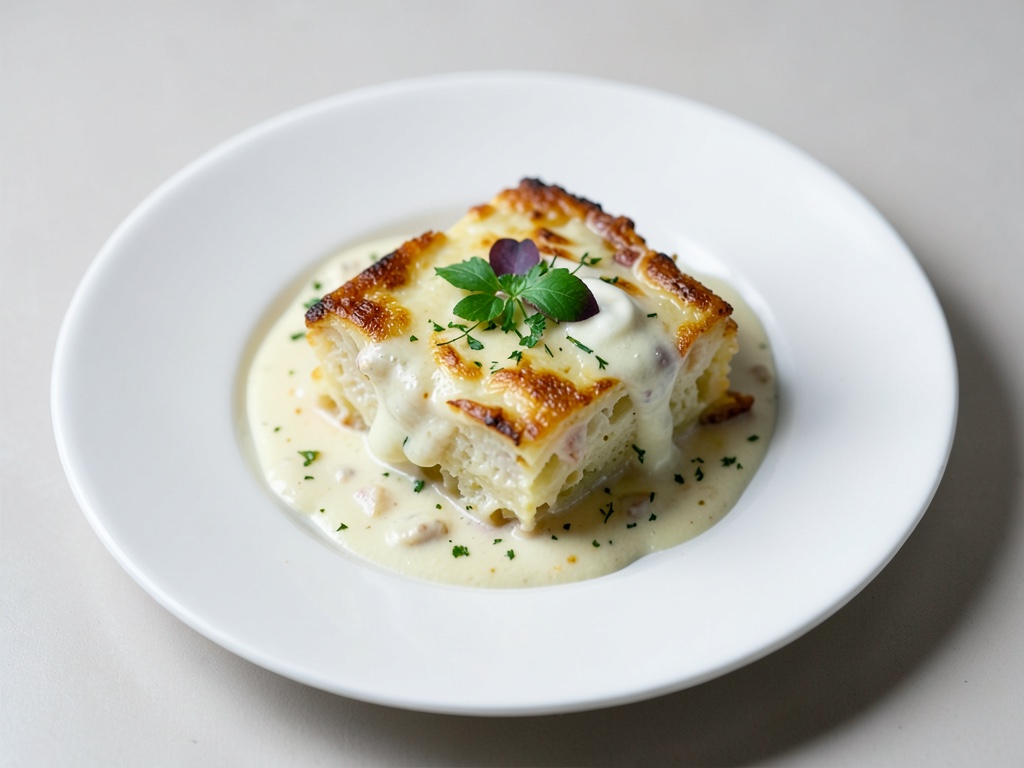 Gratin di patate vegano cremoso in stile Dauphinois