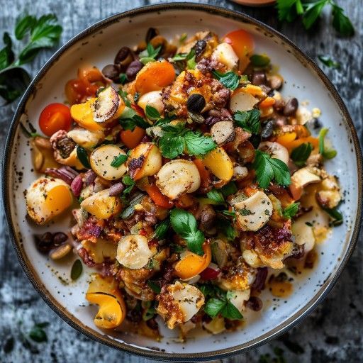 Moussaka vegana con trito vegetale